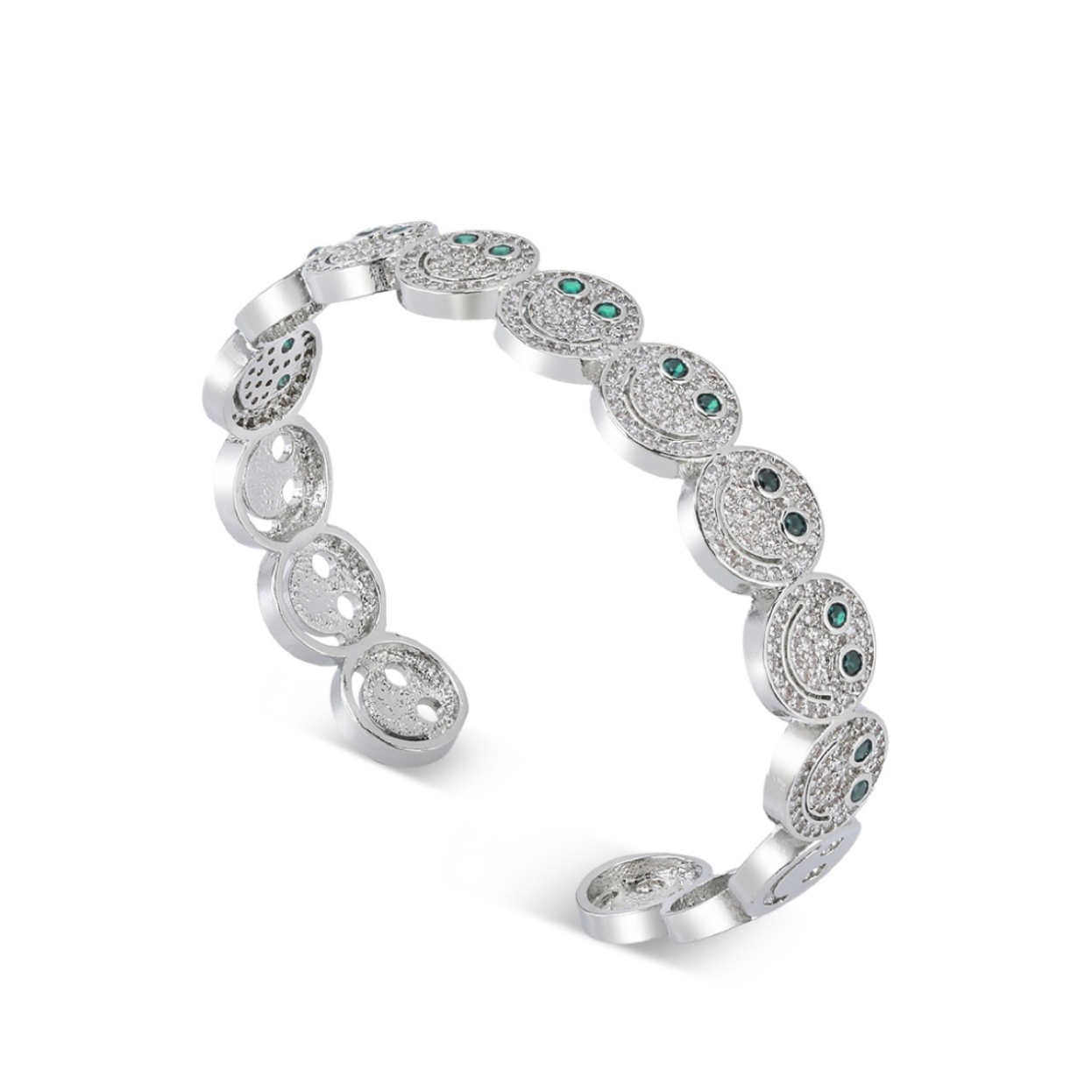 Silver Smiley Bracelets