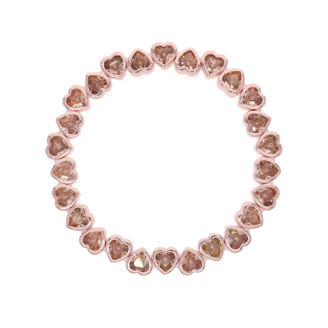 Rose gold Hearts Bracelets