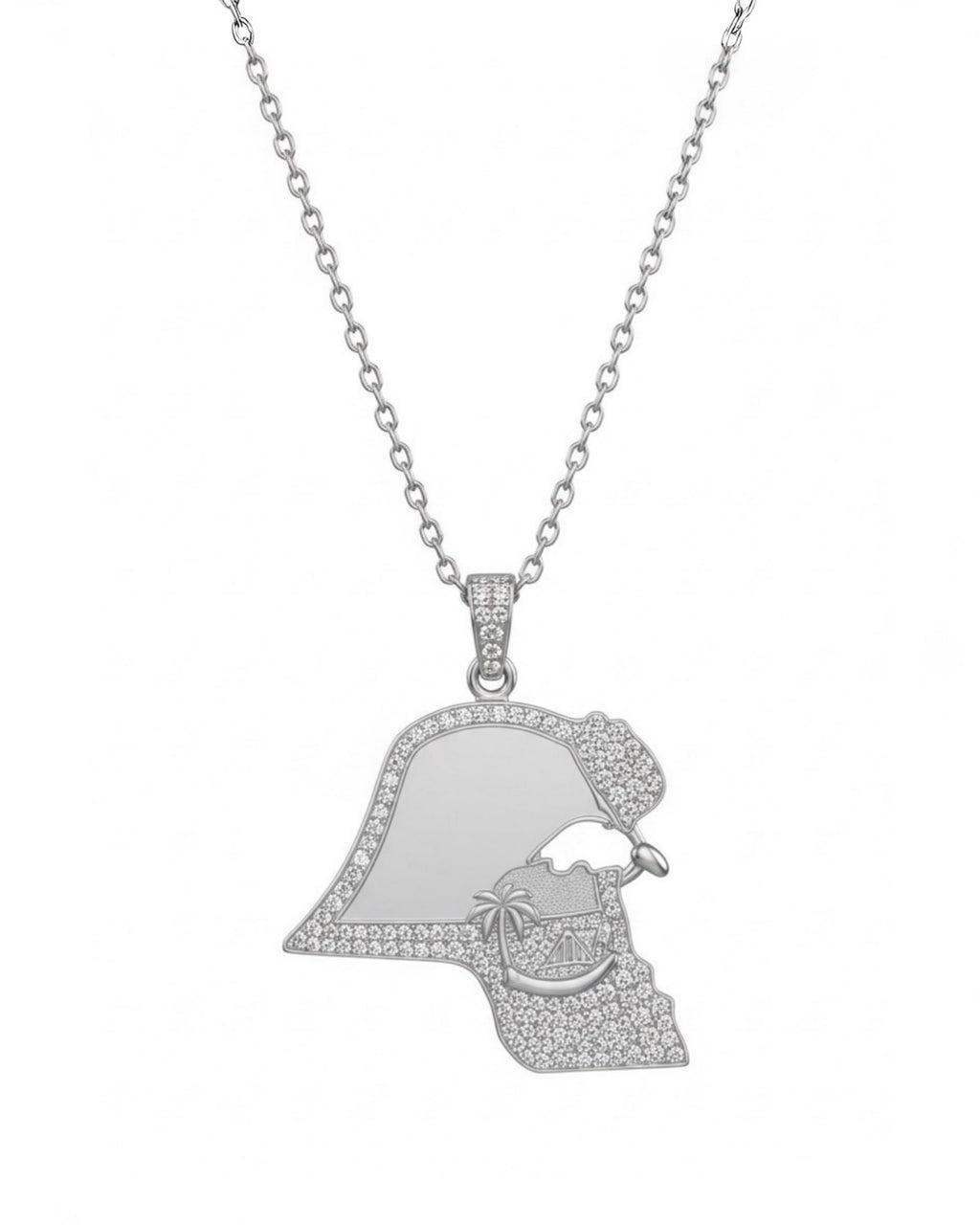 Kuwait Map Necklace