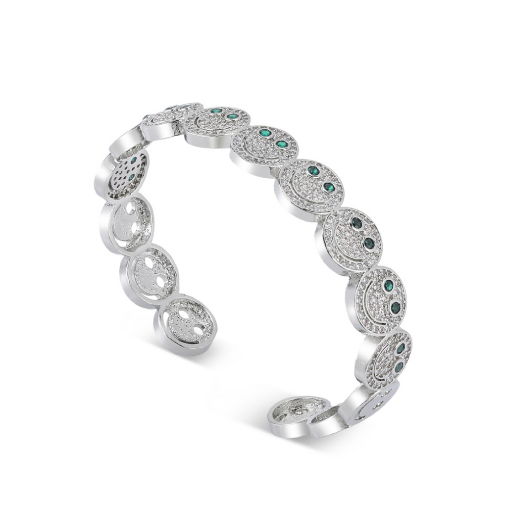 Silver Smiley Bracelets