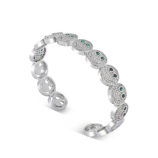 Silver Smiley Bracelets