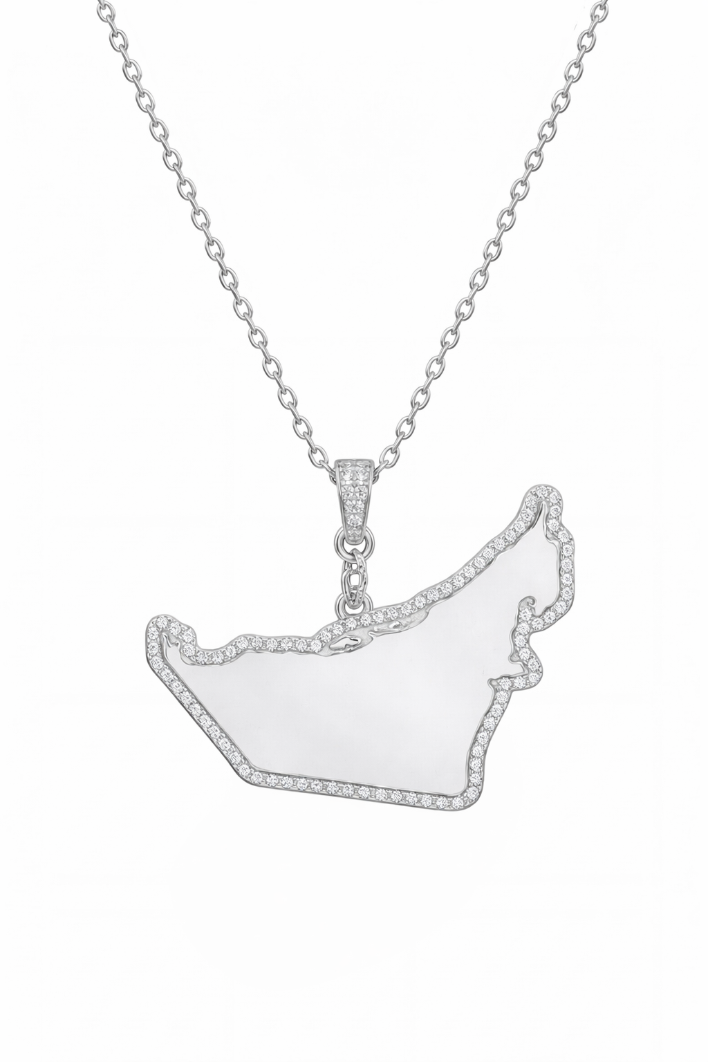 GCC Map Necklace
