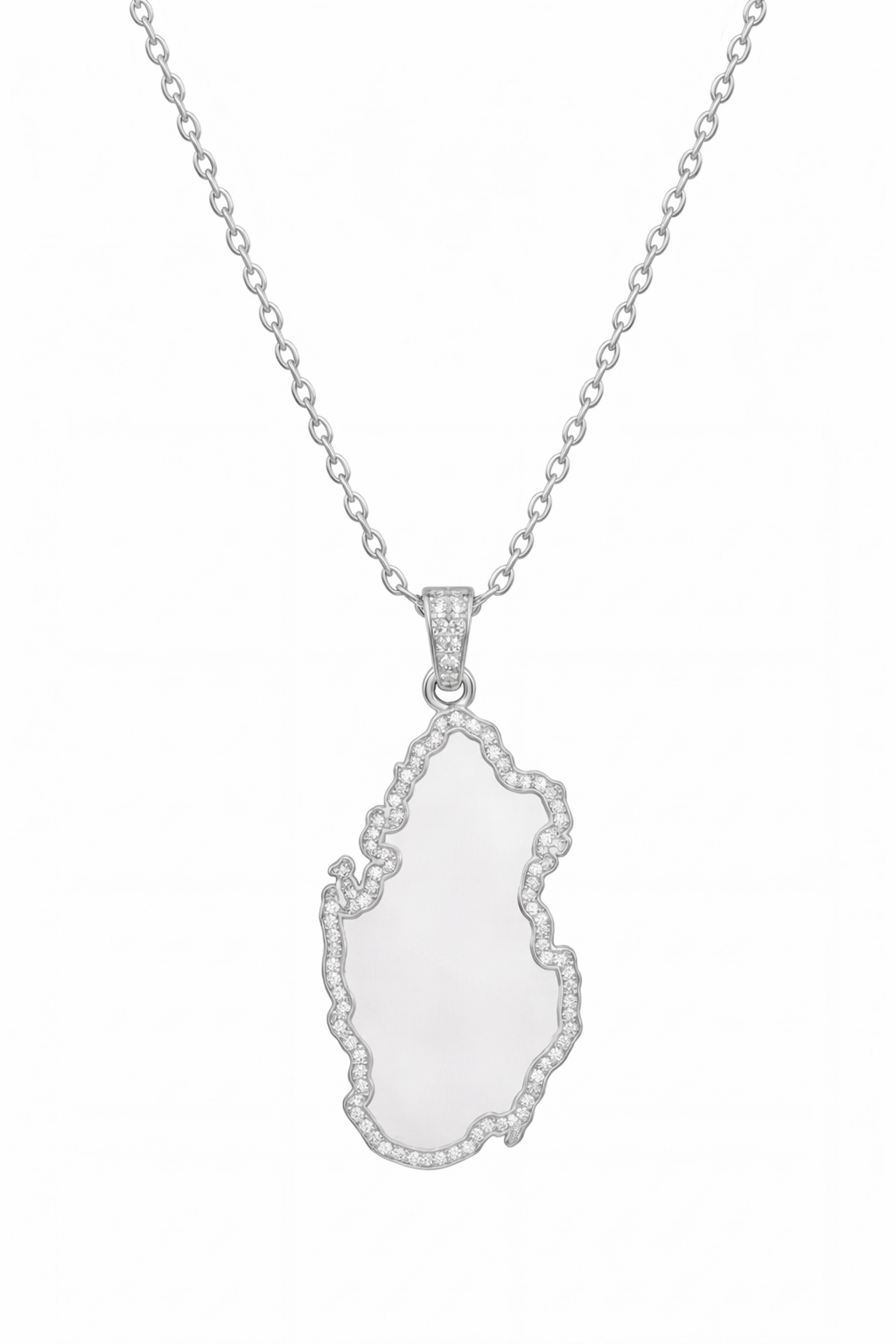 GCC Map Necklace