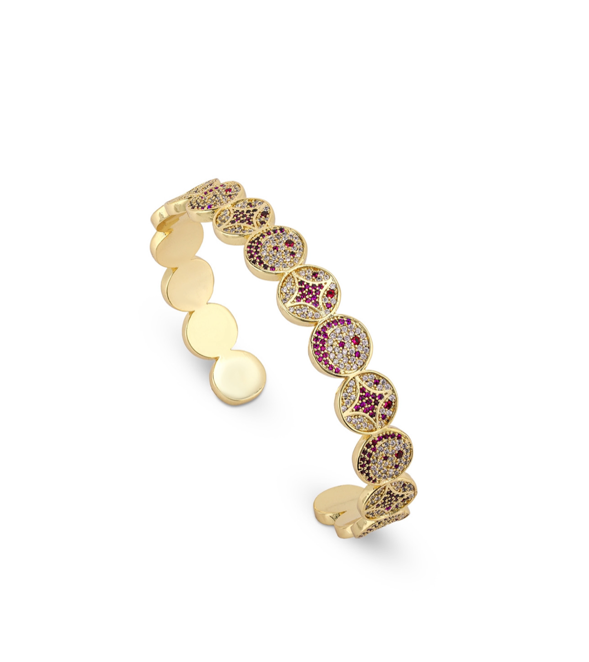 Pink - Gold Stars Bracelet