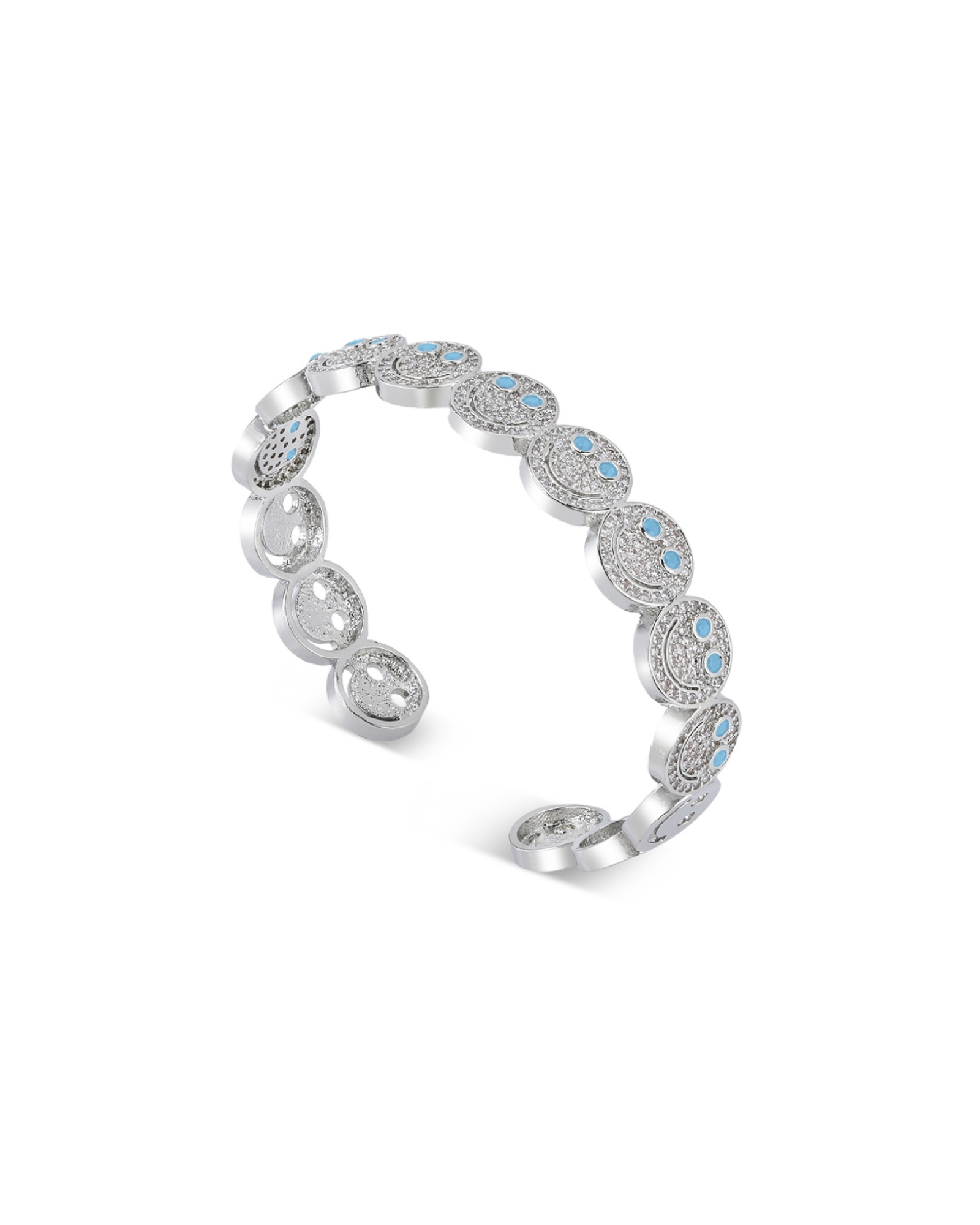 Silver Smiley Bracelets