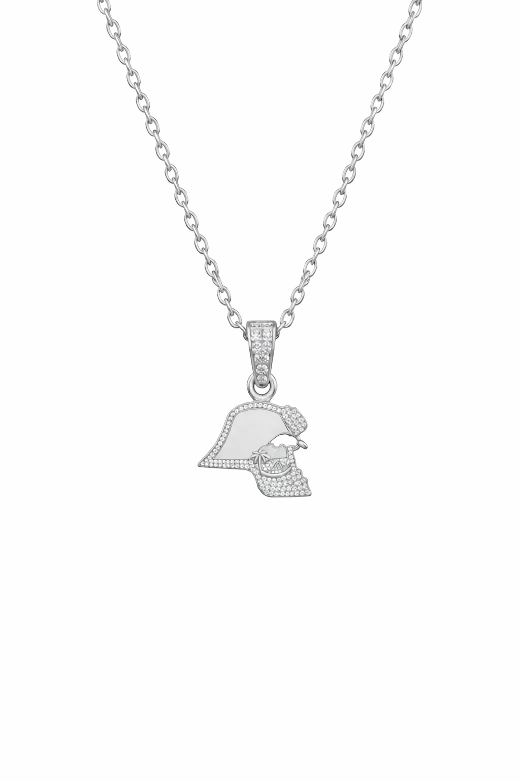 Kuwait Map Necklace