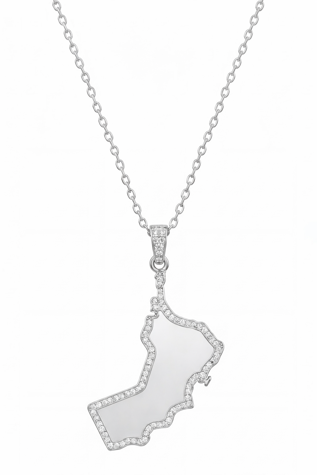 GCC Map Necklace