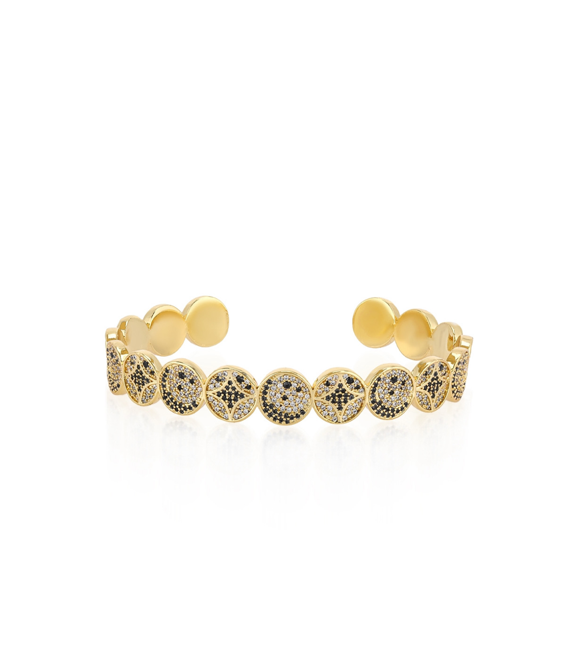 Black - Gold Stars Bracelet