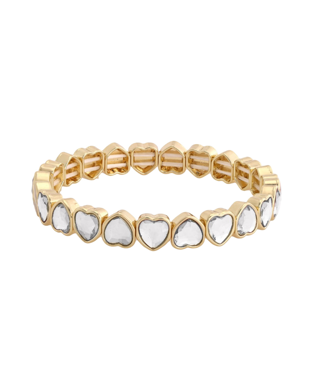Mini Gold Love Loops Bracelet - Gold Color