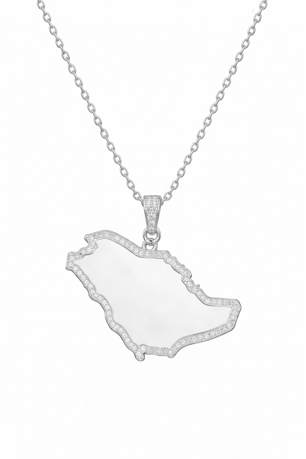 GCC Map Necklace