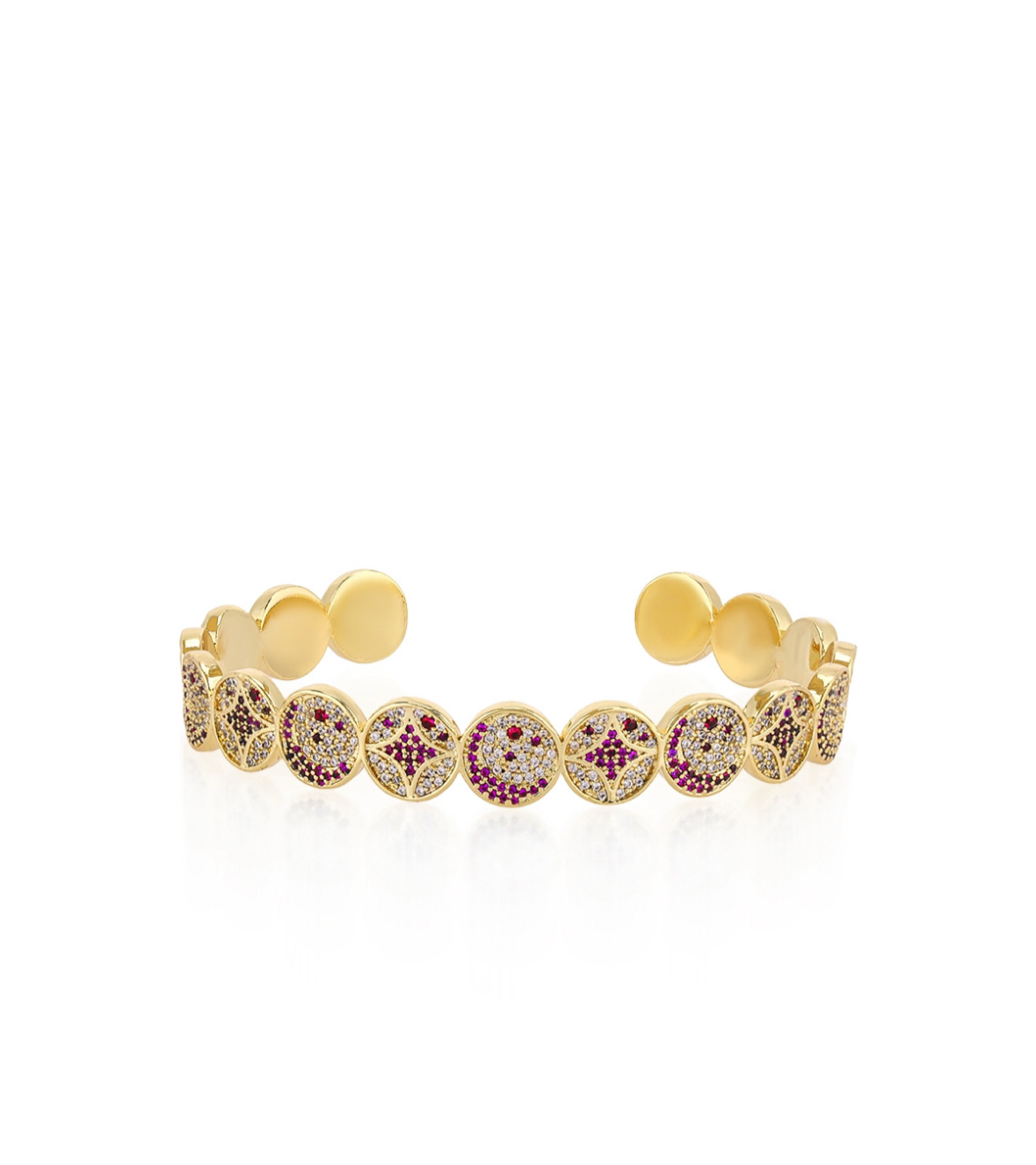 Pink - Gold Stars Bracelet