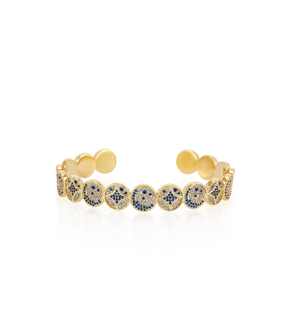 Navy - Gold Stars Bracelet