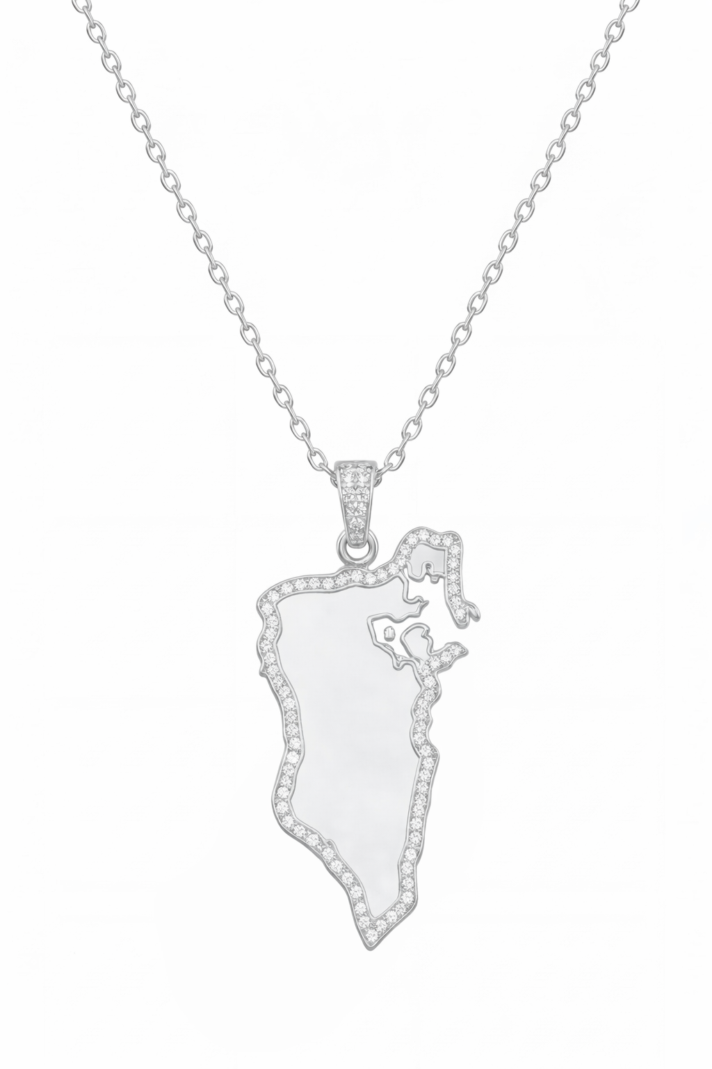 GCC Map Necklace