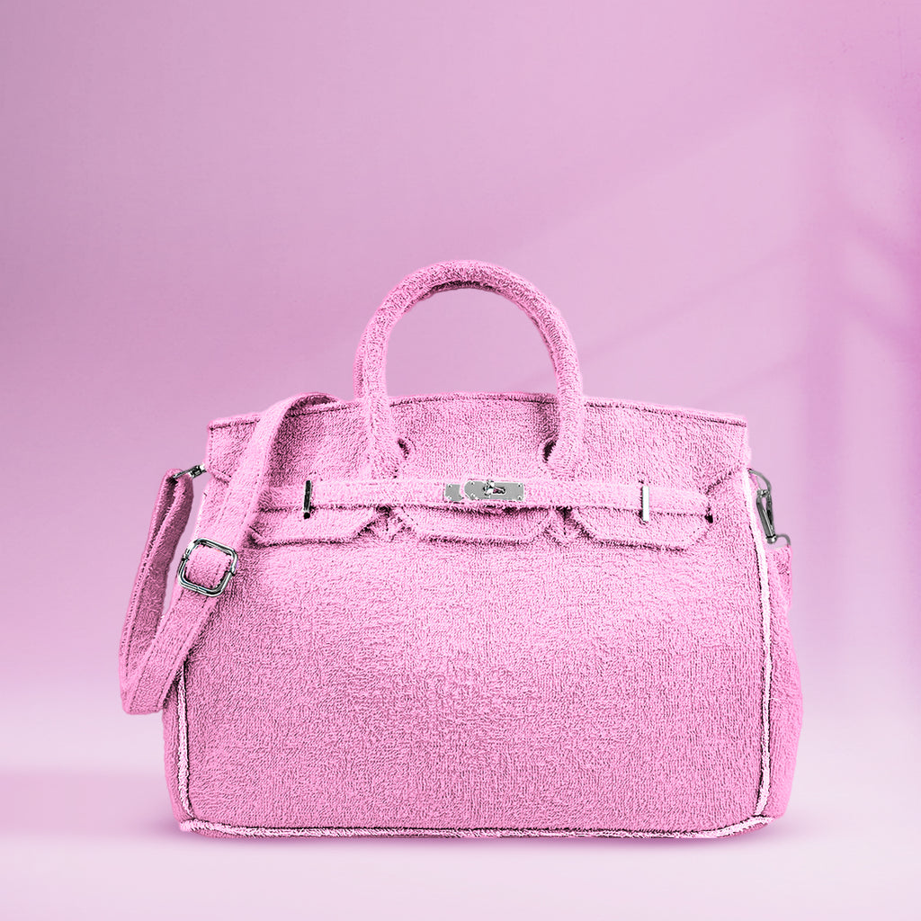 Terry Tote Bag - Pink