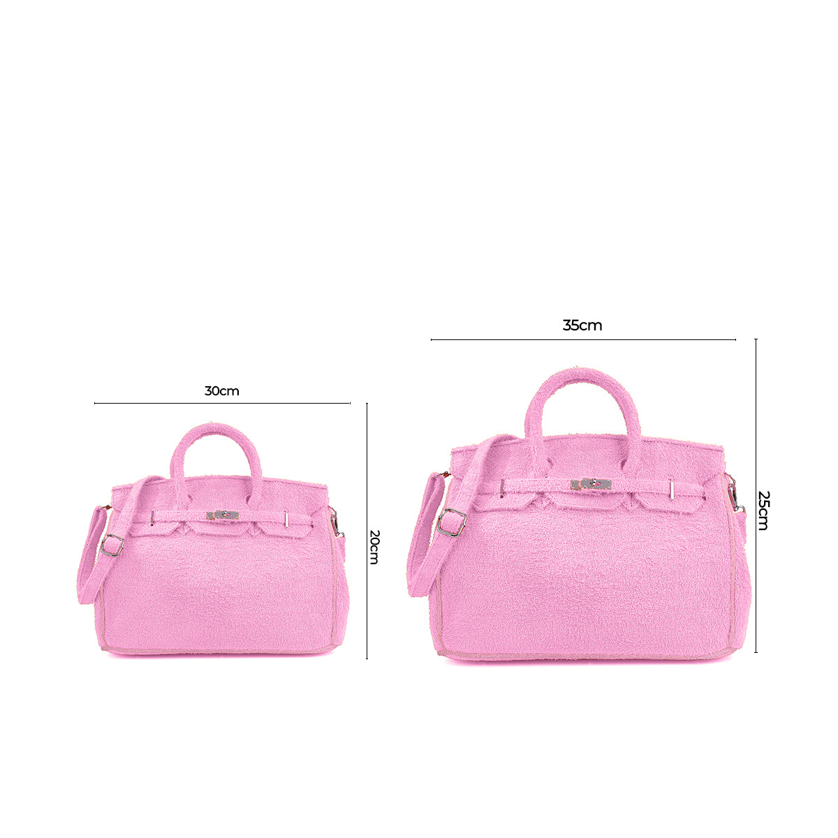 Terry Tote Bag - Pink