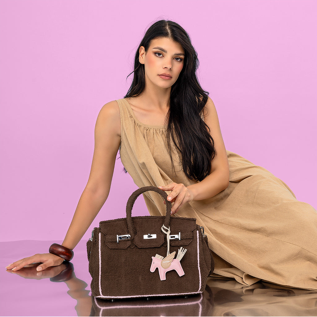 Terry Tote Bag - Brown