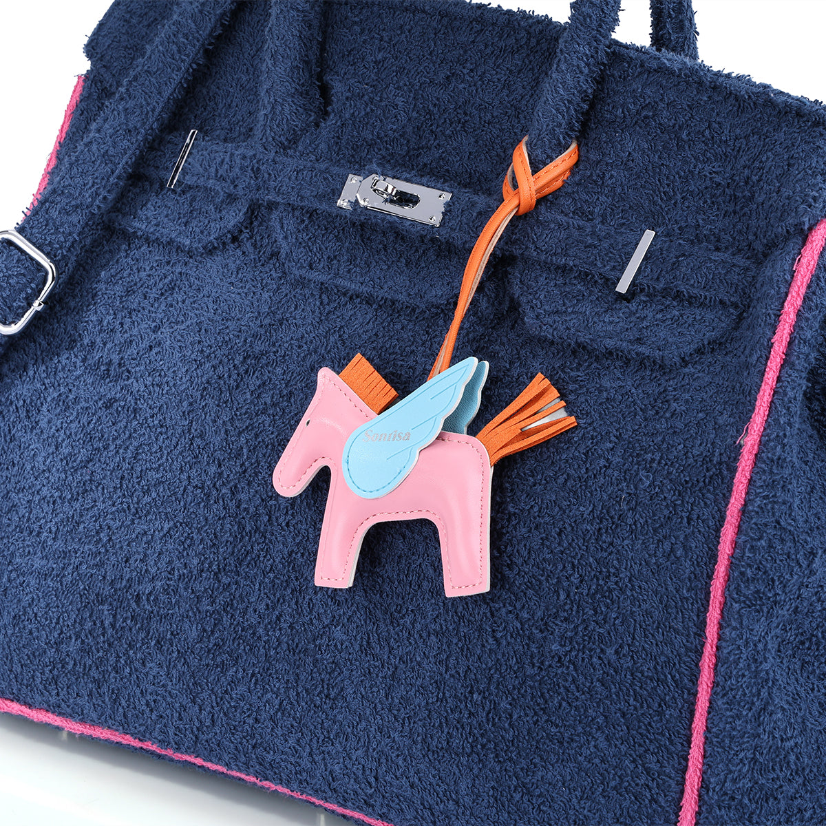 Terry Tote Bag - Navy