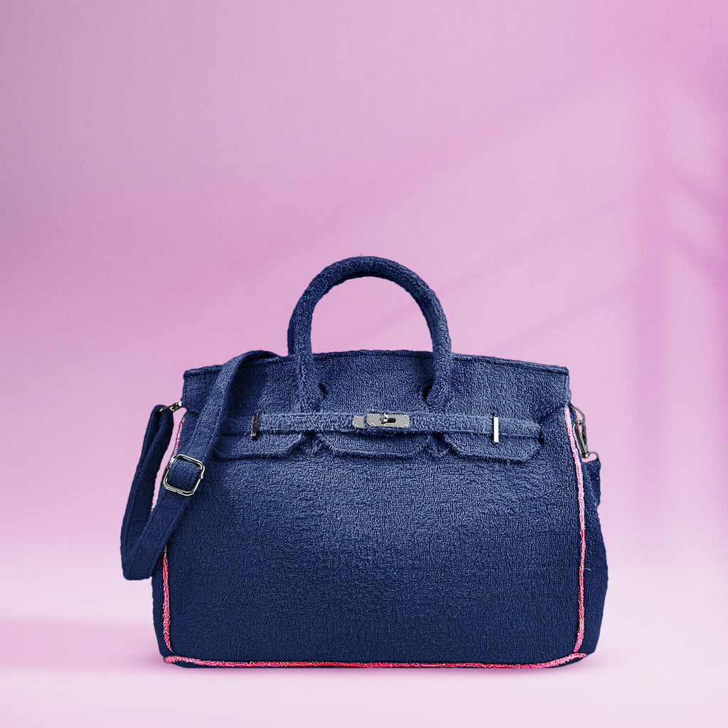 Terry Tote Bag - Navy