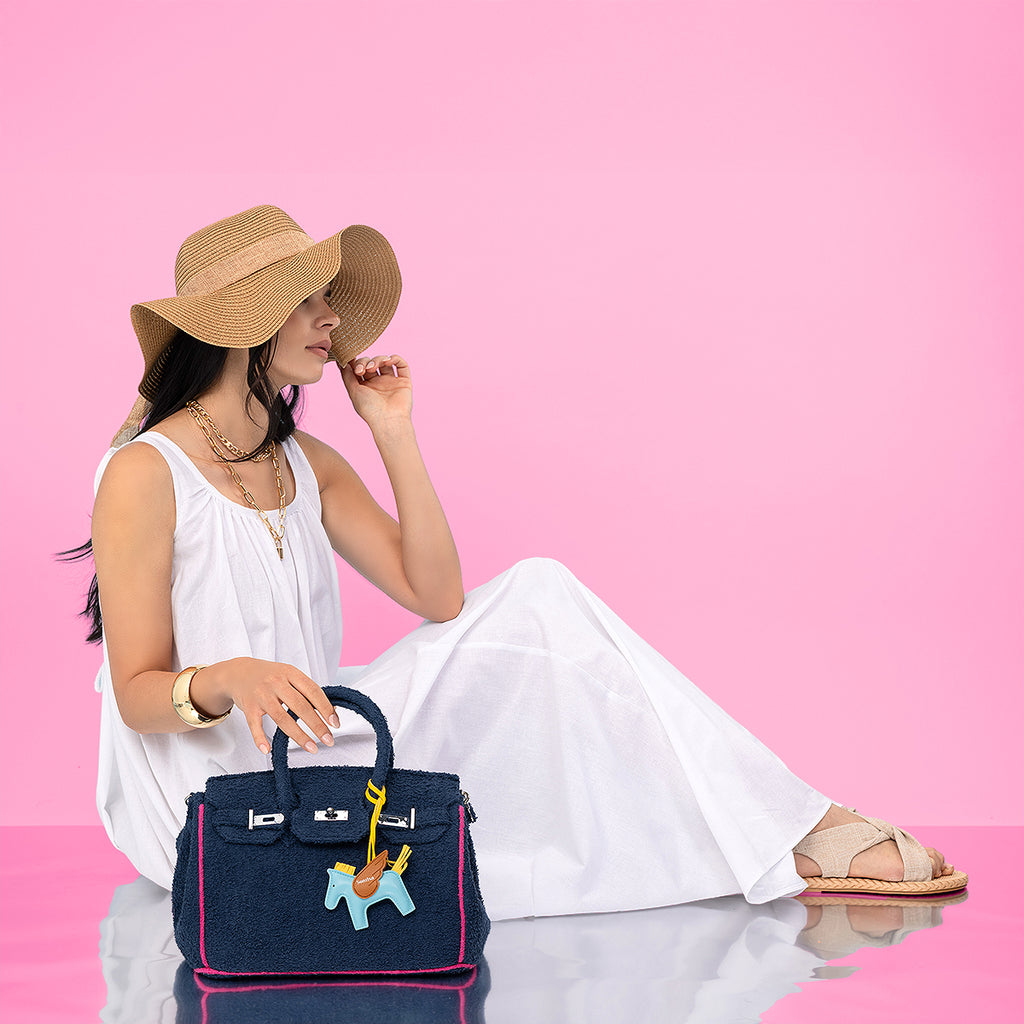 Terry Tote Bag - Navy
