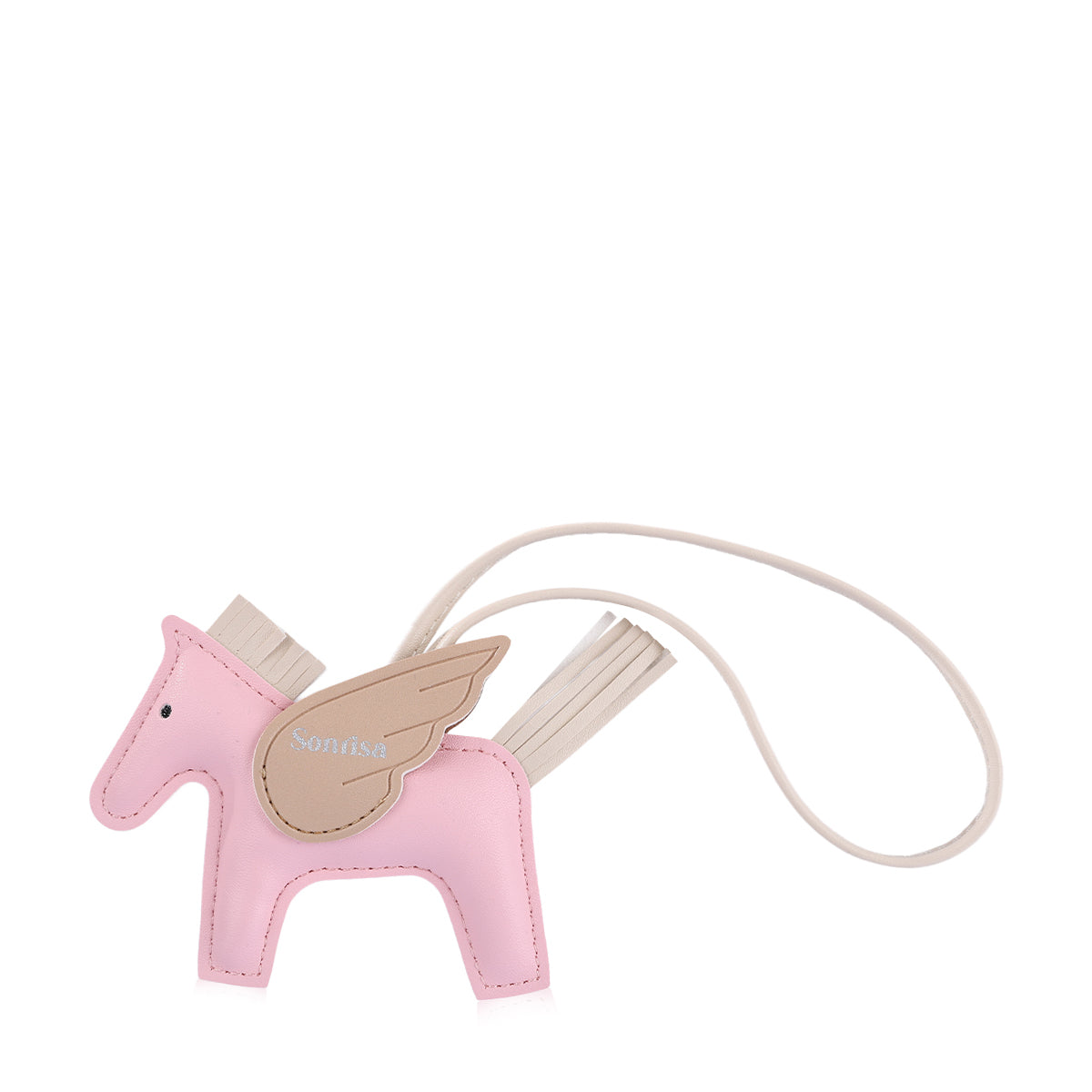 Bag Charm - Baby Pink