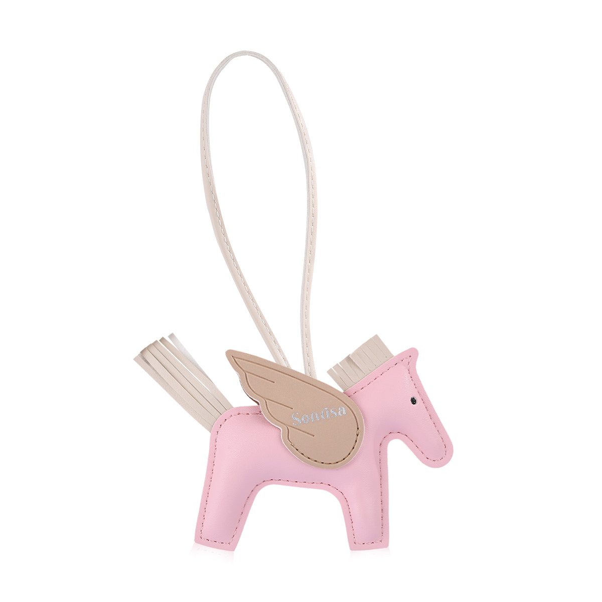 Bag Charm - Baby Pink