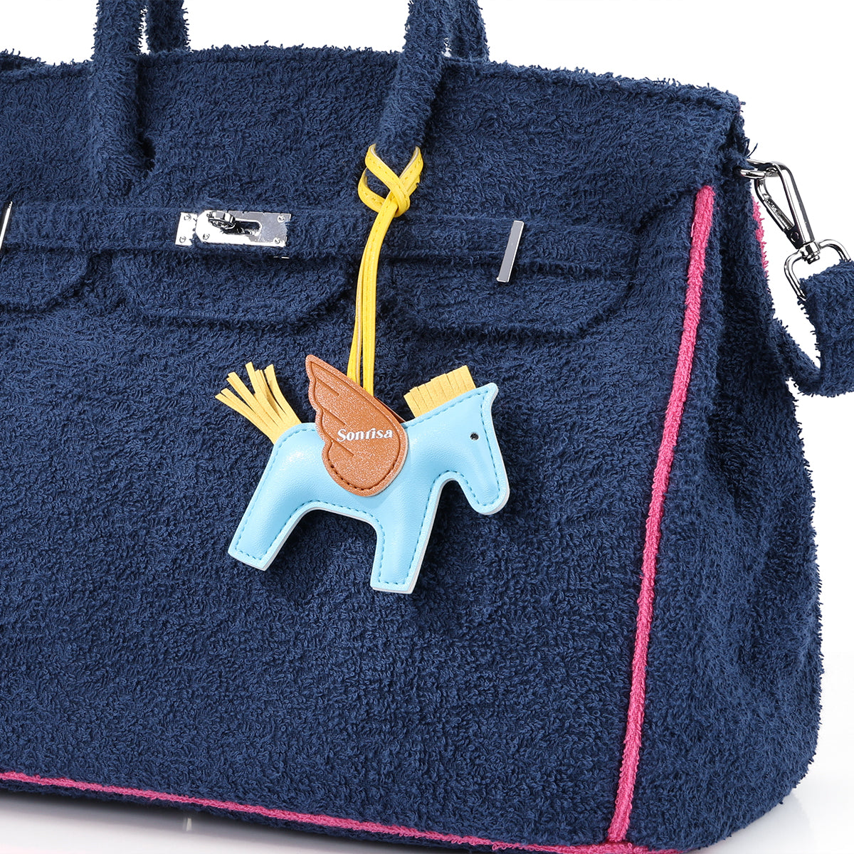 Bag Charm - Baby Blue