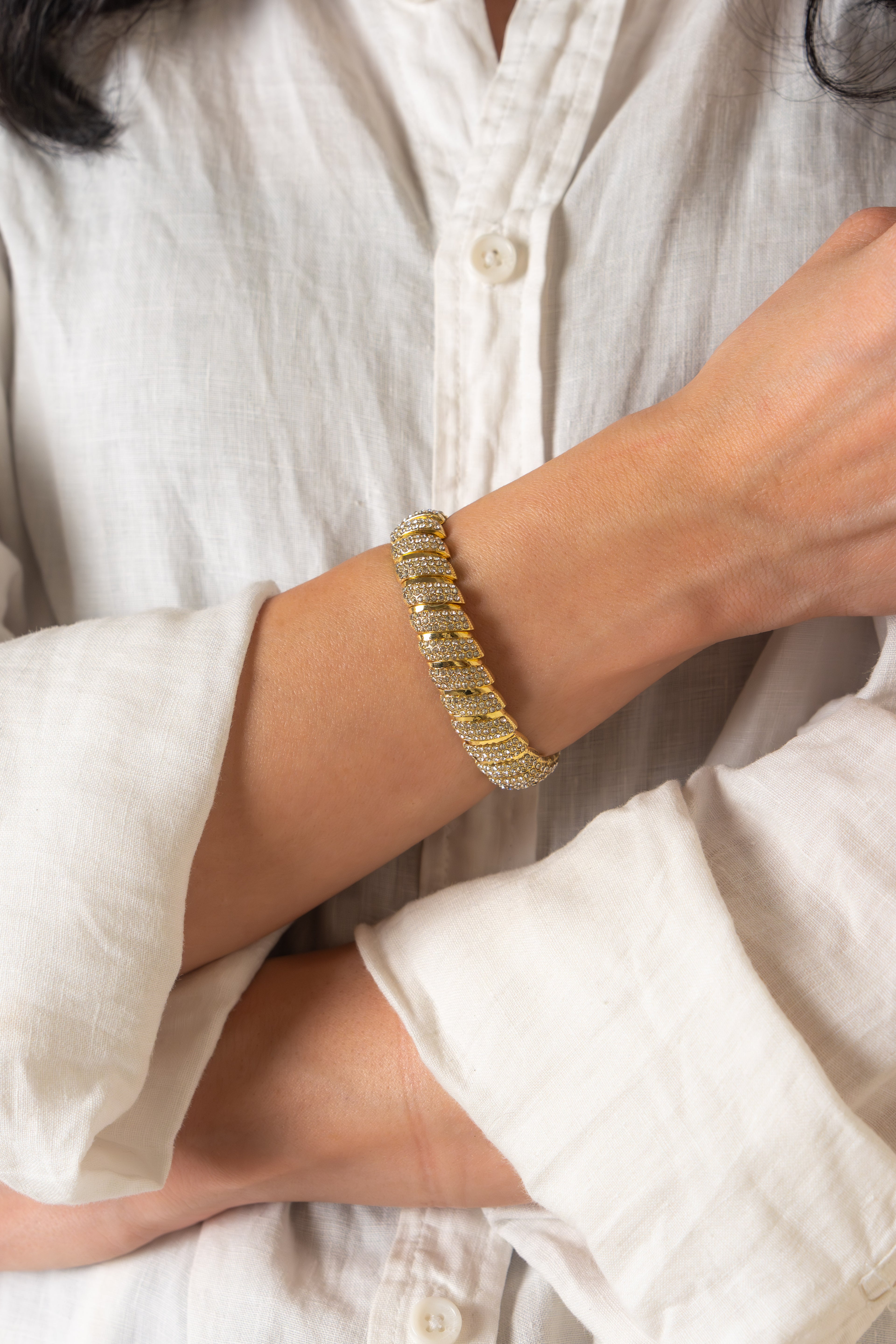 Gold - Silver Twistlets Bracelet