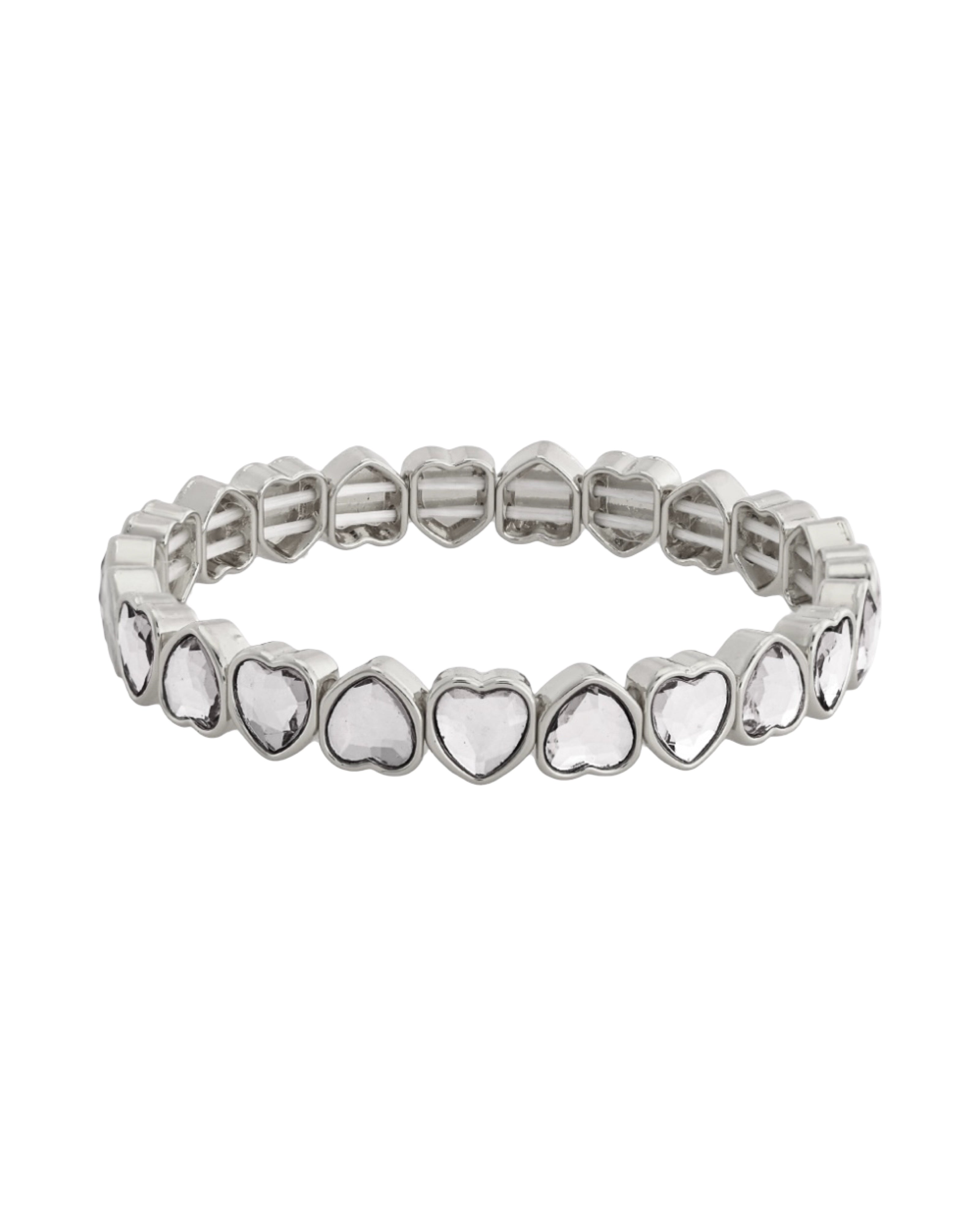 Mini Silver Love Loops Bracelets - Silver Color