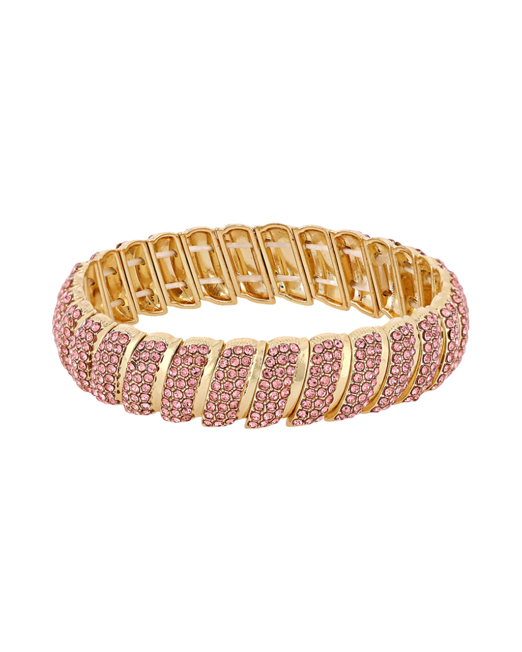 Pink - Gold Twistlets Bracelet