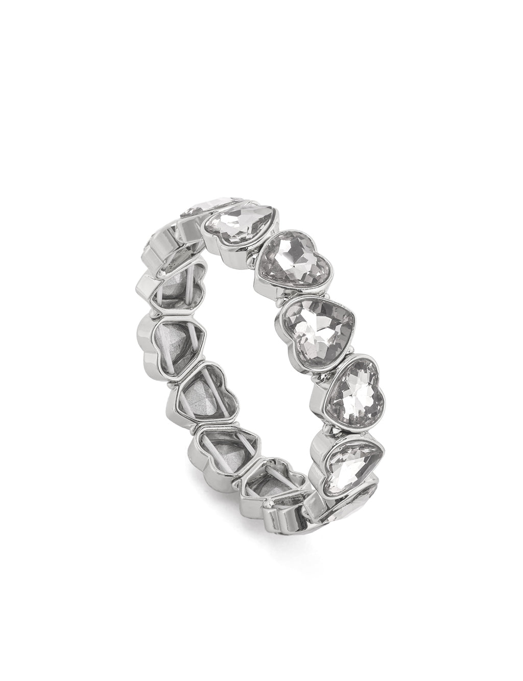 Extra Silver Love Loops Bracelet - Silver Color