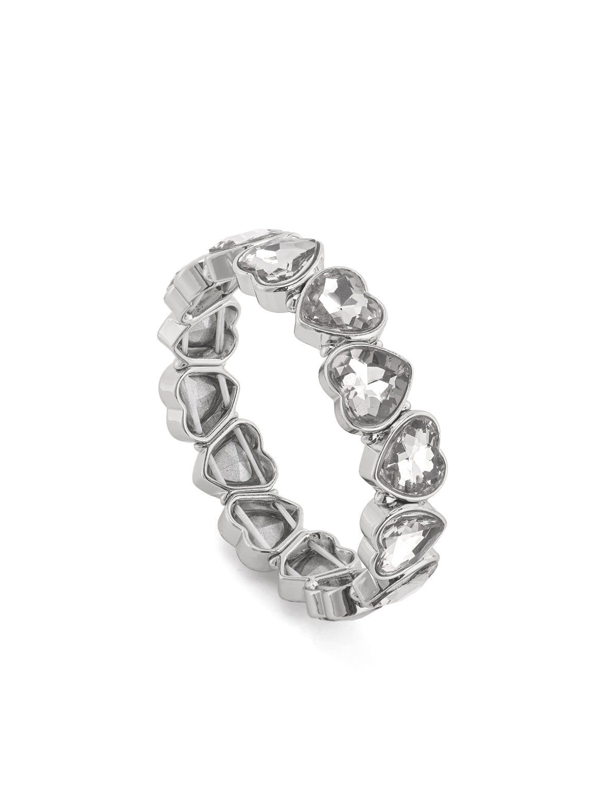 Extra Silver Love Loops Bracelet - Silver Color