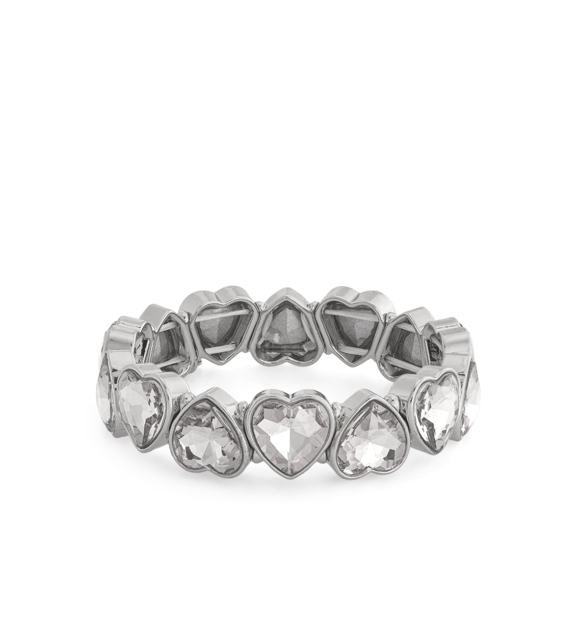 Extra Silver Love Loops Bracelet - Silver Color