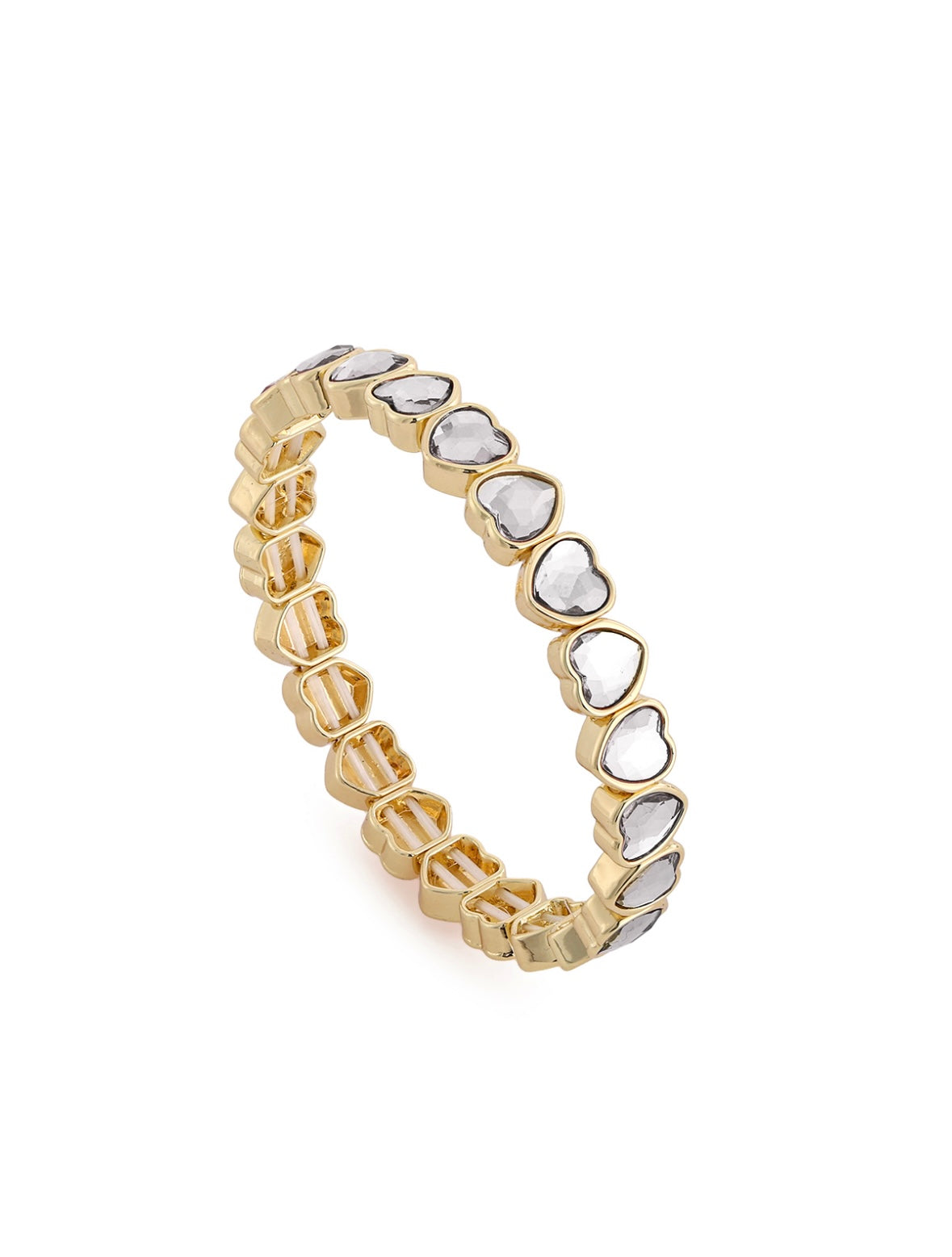 Mini Gold Love Loops Bracelet - Gold Color