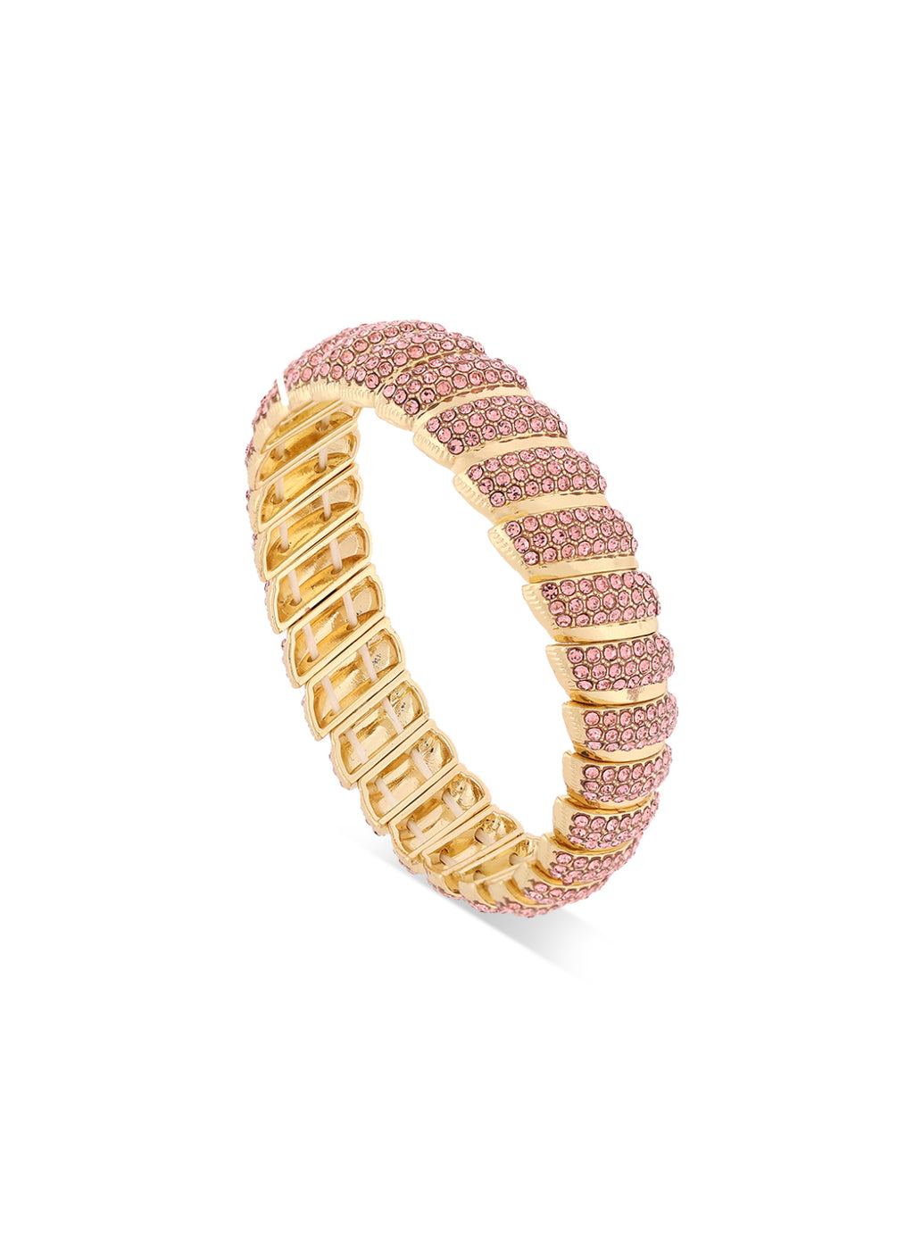 Pink - Gold Twistlets Bracelet