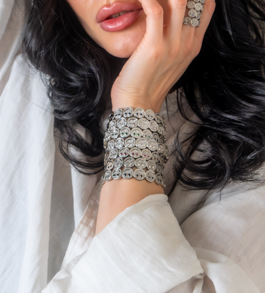 Silver Smiley Bracelets